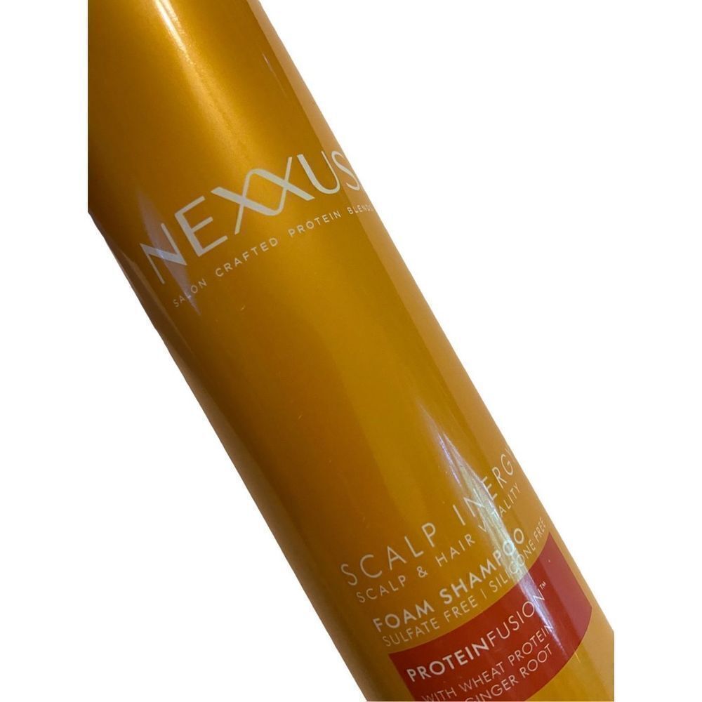 Nexxus Scalp Inergy Foam Hair Shampoo 6.7 Fl Oz Wheat Protein And Ginger Root